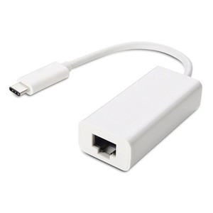 מתאם USB C לחיבור רשת RJ45 LAN GIGA 10/100/1000, עם צ