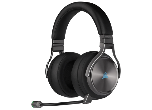 אוזניות גיימינג אלחוטי CORSAIR VIRTUOSO RGB WIRELESS SE HIGH-FIDELITY — GUNMETAL