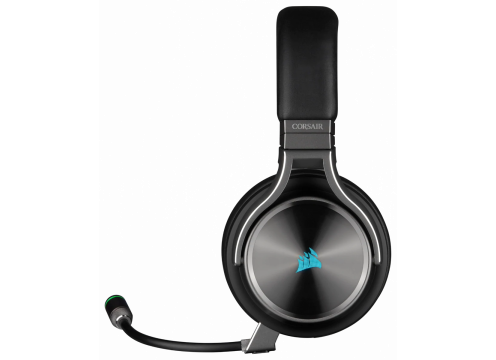 אוזניות גיימינג אלחוטי CORSAIR VIRTUOSO RGB WIRELESS SE HIGH-FIDELITY — GUNMETAL