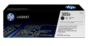 טונר לייזר שחור מקורי HP 305X CE410XBK (4,000 דפים)