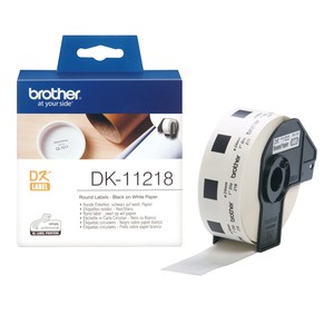 גליל מדבקות מקוריות 24 מ"מ brother DK-11218 (כמות 1,000 יח