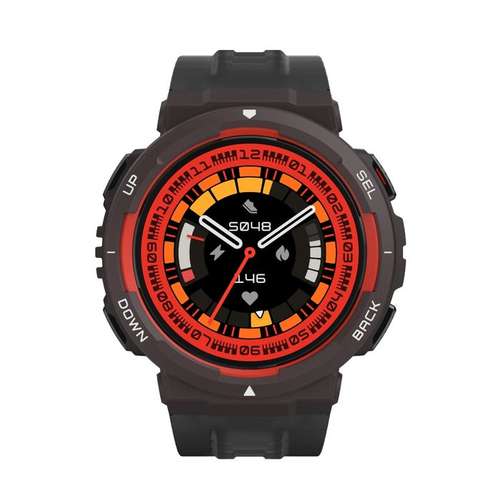  שעון חכם Amazfit דגם ACTIVE EDGE בצבע Lava Black 