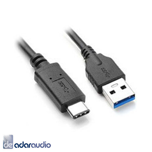 כבל USB תקע C זכר - A 3.0 זכר 2 מטר