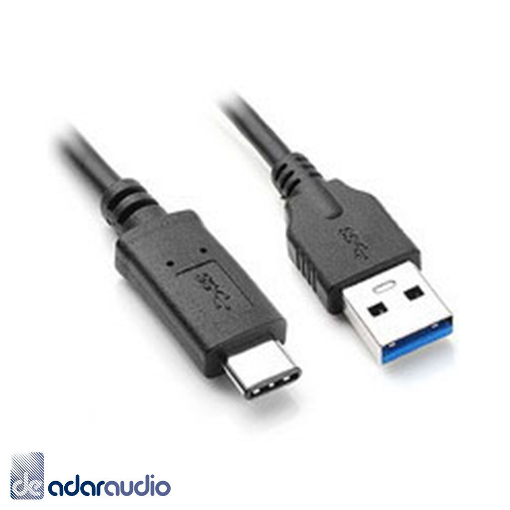 כבל USB תקע C זכר - A 3.0 זכר 5 מטר