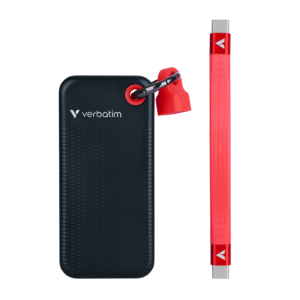 כונן קשיח חיצוני Verbatim Pocket SSD USB 3.2 G 2 2TB Black/Red 