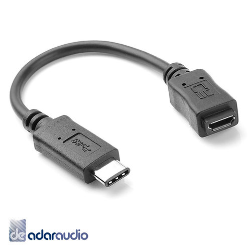 מתאם USB תקע C זכר ל- MICRO B 2.0 נקבה