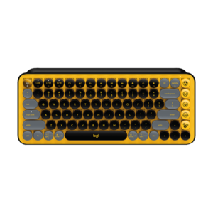 מקלדת מכאנית אלחוטית שחור צהוב LOGITECH POP KEYS