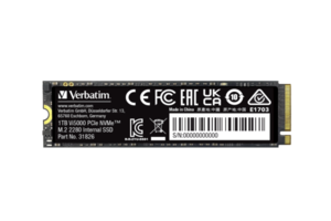 כונן פנימי VERBATIM VI5000 PCIE4 NVME M.2 SSD 1TB 