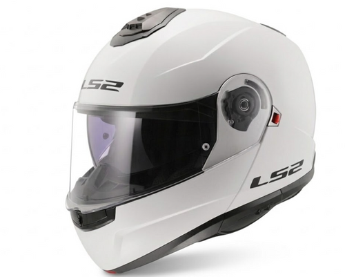 קסדה צבע לבן מבריק- LS2 FF 908 STROBE II