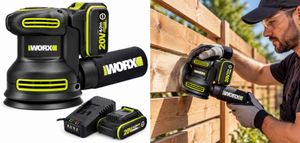 מלטשת נטענת 20V WU657.9.2  WORX WU657.9  [ סוללה + מטען ]