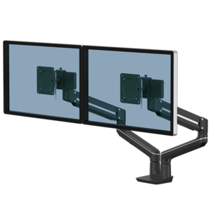 זרוע למסך Fellows DEE8614401 Tallo™ Dual Monitor Arm - צבע שחור