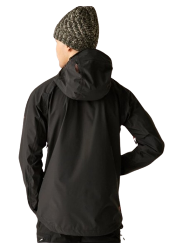 מעיל גשם סערה נגד מים ורוח   Torrek' Waterproof Breathe שחור - Dare2be
