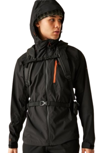 מעיל גשם סערה נגד מים ורוח   Torrek' Waterproof Breathe שחור - Dare2be