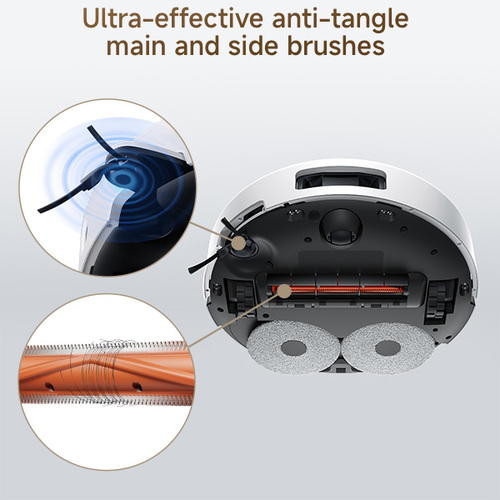  שואב אבק שוטף רובוטי שיאומי דגם Xiaomi Robot Vacuum 5 בצבע לבן 