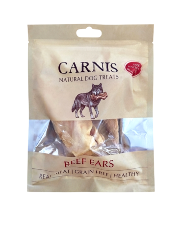 CARNIS חטיף לכלב אוזני בקר 55 גרם