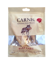 CARNIS חטיף לכלב אוזני בקר 55 גרם