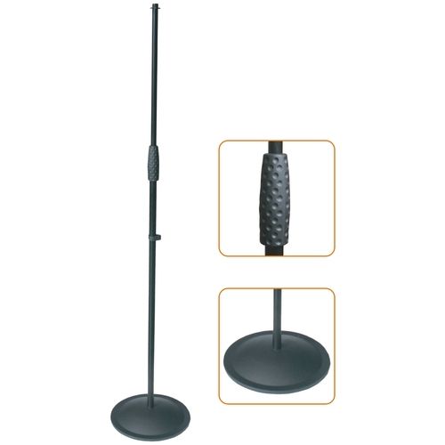 סטנד למיקרופון עם בסיס מתכת עגול MIS08 MS026  NIXON 80-160 CM