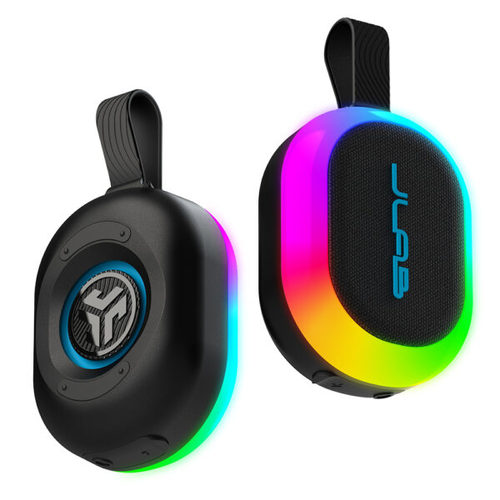  רמקול נייד קומפקטי ועוצמתי JLab Pop Party 5W עם Bluetooth ו־ RGB JLab Pop Party Speaker 