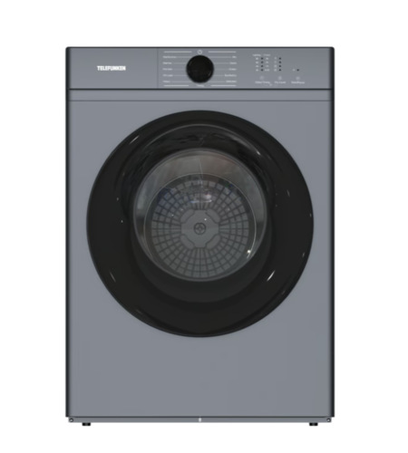 מייבש כביסה 8 ק״ג עם משאבת חום Telefunken TDD-800DS צבע נירוסטה