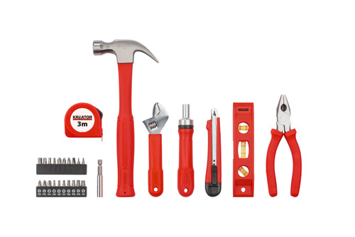 מיקס כלי עבודה 28 חלקים  KRT951014, MIXED TOOL SET 28PCS, ברקוד 5400338092350