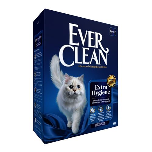 חול מתגבש לחתולים Ever Clean Extra Hygiene ללא ריח 6 ליטר