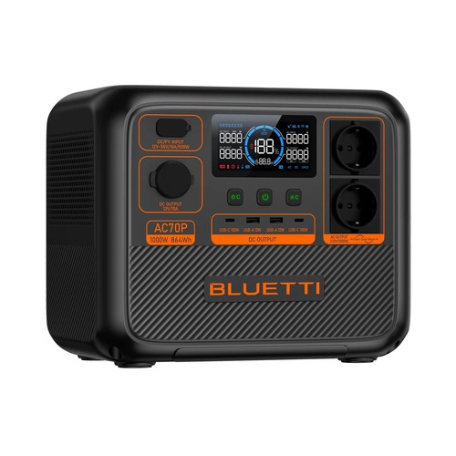 תחנת כוח ניידת Bluetti AC70P 1000W 864Wh