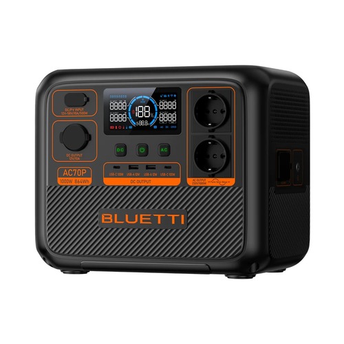 תחנת כוח ניידת Bluetti AC70P 1000W 864Wh