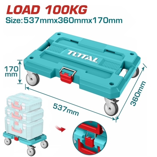 עגלת גלגלים לארגזי SUPER STACK עד 100 ק