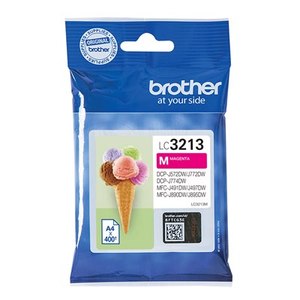 ראש דיו אדום מקורי Brother LC3213M (400 דפים)