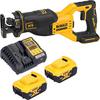 מסור חרב נטען 18V XR כולל 2 סוללות 5AH ומטען Dewalt DCS386NT