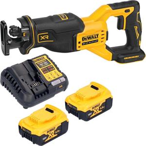 מסור חרב נטען 18V XR כולל 2 סוללות 5AH ומטען Dewalt DCS386NT
