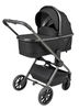 עגלת תינוק סיילו פרו Cielo Pro דגמי 2024 Sportline צבע שלד אפור Brushed | ריפוד שחור | ידית שחור