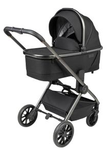 עגלת תינוק סיילו פרו Cielo Pro דגמי 2024 Sportline צבע שלד אפור Brushed | ריפוד שחור | ידית שחור