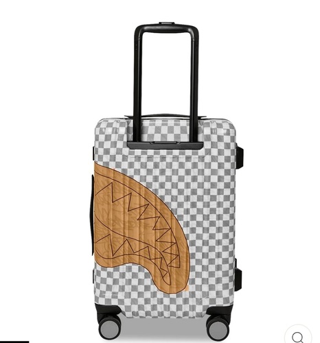  מזוודת עליה למטוס SPRAYGROUND EMBOSSED CREAM CHECK CARRY-ON 