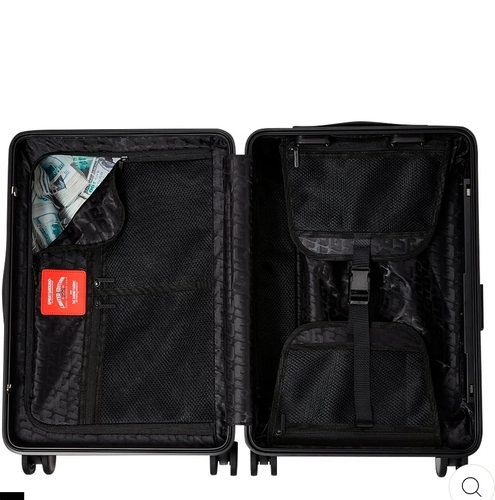  מזוודת עליה למטוס SPRAYGROUND CENTER RIP REVEALING GRAY CHECK CARRY-ON