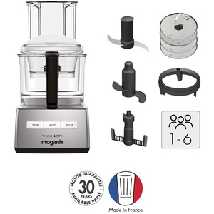 מעבד מזון מקצועי כולל אביזרים Magimix מג'ימיקס CS4200JCMXL Premium כרום מט