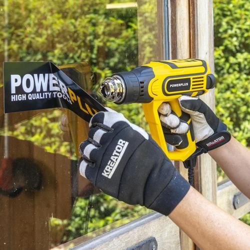 אקדח חום 2300W - חמישה אביזרים, 106 POWX1026, HEAT GUN 2300W - 5 ACC.ברקוד 5400338129667