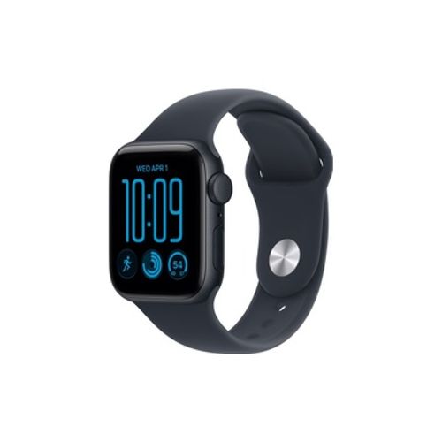 Apple Watch SE 3 GPS 40mm Midnight Aluminium Case with Navy Blue Sport Band - M/L שעון