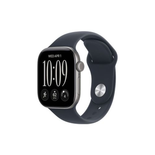 Apple Watch Series 12 GPS 42mm Space Grey Aluminium Case with Navy Blue Sport Band - M/L שעון