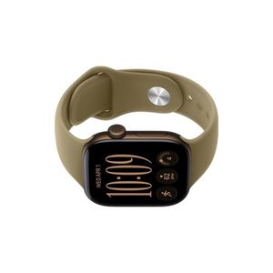 Apple Watch Series 12 GPS 42mm Dark Bronze Aluminium Case with Olive Sport Band - S/M שעון