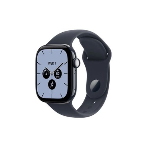 Apple Watch Series 12 GPS + Cellular 42mm Night Blue Ceramic Case with Navy Blue Sport Band - S/M שעון