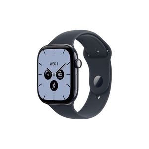 Apple Watch Series 12 GPS + Cellular 46mm Night Blue Ceramic Case with Navy Blue Sport Band - M/L שעון