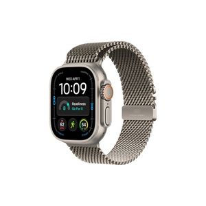 Apple Watch Ultra 4 GPS + Cellular 49mm Natural Titanium Case with Natural Titanium Milanese Loop - M שעון