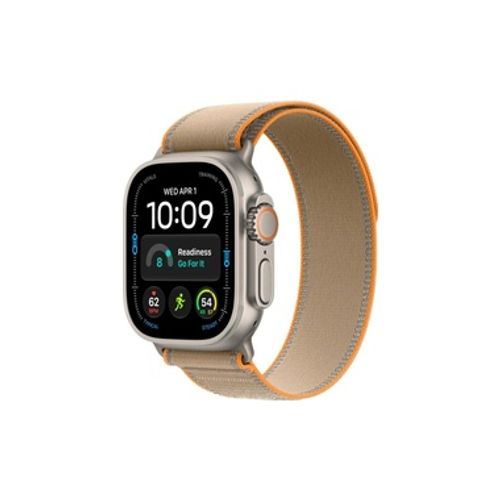 Apple Watch Ultra 4 GPS + Cellular 49mm Natural Titanium Case with Sand Trail Loop - S/M שעון