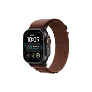 Apple Watch Ultra 4 GPS + Cellular 49mm Black Titanium Case with Burgundy Alpine Loop - M שעון