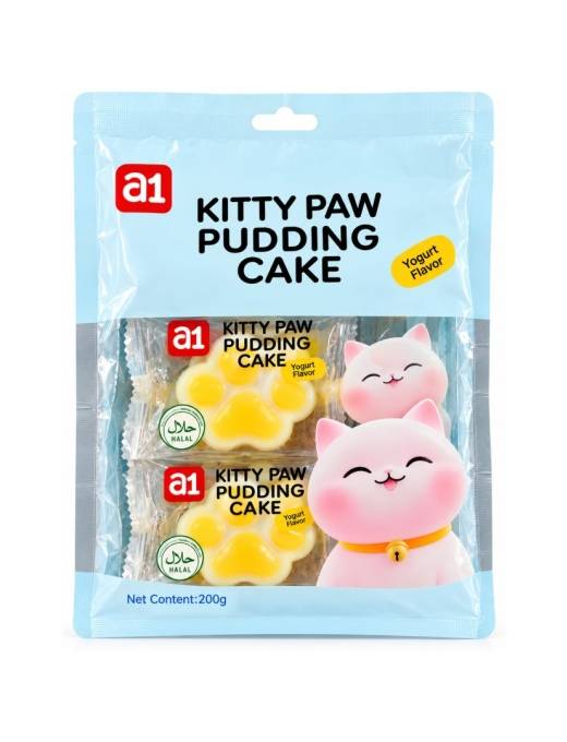 KITTY PAW PUDDING CAKE- עוגת פודינג בטעם יוגורט 200 גרם