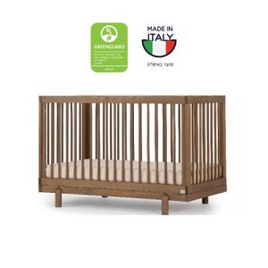 מיטת תינוק רוז 4 ב1 צבע טבעי סגל בייבי צבע אגוז