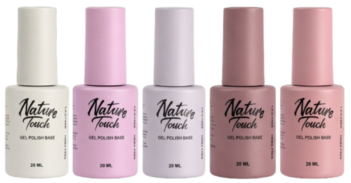 Nature Touch Colored Gel Polish Base 20ML נייצ'ר טאץ בסיס לק ג'ל עם צבע