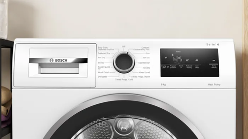‏⁧מייבש כביסה פתח קדמי ⁦BOSCH⁩ בוש ⁦WTH85225IL⁩⁩‏
