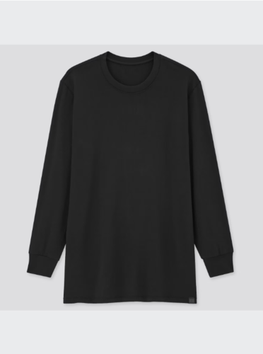 חולצה טרמית לגבר יוניקלו יפן UNIQLO HEATTECH Crew Neck T 
